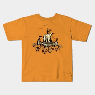 Viking ship Kids T-Shirt